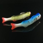 Long Range Casting Fishing Soft Tail Popper 11.5cm/17g Hard Body Bait Artificial Popper Lures Noisy Steel Balls