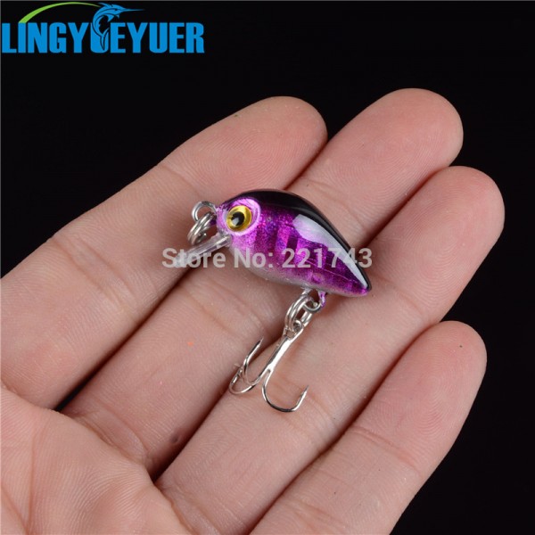 Low price good quality 1 pcs mini crank fishing bait crankbait artificial wobbler japan