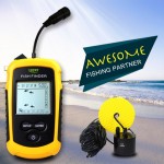 Lucky Brand Fish Finder Portable Fish Finder Depth Sonar Sounder Alarm Waterproof Carp Fishing 100M 328Feet Sonar 1108