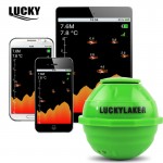 Lucky FF916 Wireless WIFI Fish Finder Deeper Echo Sounder 50M/130ft Sea Alarm Depth for IOS Iphone Android + Car Charger #D0