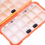 Lure Fishing Box 24 Compartments Double Layer Fishing Box Plastic Fishing Tackle Box 2016 New