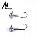 MEREDITH 50pcs Lead Jig Head Fishing Hook 1.5g - 14g Jig Hooks For Soft Fishing Lure Carbon Steel Fishhooks