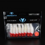 MEREDITH LURE JX52-09 Fishing Lure 8PCS 5.4g 80MM Retail hot model  fishing soft lures fishing lures soft  quality