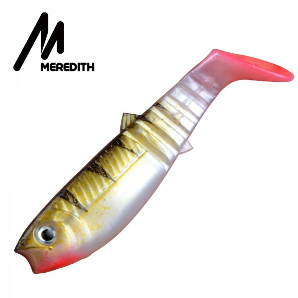 MEREDITH New arrival JX62-08 Hot Model 10PCS 5.5g 8cm Fishing Lures Soft Cannibal Shad 3D Fish Lifelike Lures  Free Shipping