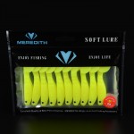 MEREDITH lure JX52-07 Retail hot model 65mm 10pcs  fly Fishing tackle soft lures Multi-section  Artificial fish