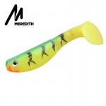 MEREDITH lure JX52-07 Retail hot model 65mm 10pcs  fly Fishing tackle soft lures Multi-section  Artificial fish