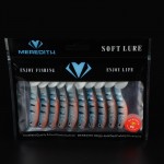 MEREDITH lure JX52-07 Retail hot model 65mm 10pcs  fly Fishing tackle soft lures Multi-section  Artificial fish