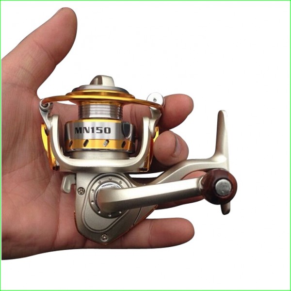 MN150 Mini in Palm 10 Bearings Spinning Reel 5.5:1 Ratio Nylon 66 Material Mini Ice Fishing, Rock & Lure Fishing Tackle