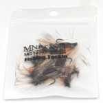 MNFT 10PCS 10#  Orange Grey Fly Fishing Parachute Dry Fly Trout Flies Fishing