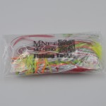 MNFT 12 Bundles 13cm Length Fly Tying Rubber Threads Skirts Silicone Straps for Flies Lure Beard wire Making Random Mixing Color