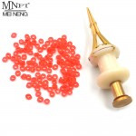 MNFT 1Pcs Copper Parts Bloodworm Lure Granule Angleworm Clip Carp Fishing Bander Pellet Plier Worm Lobworm Maggots Load Tool