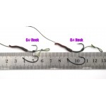 MNFT 1Set Hand Made  Carp Fishing rig terminal tackle Rig Hair Chod Rig For Carp Fishing leader Line fishing group 6# 8# Hooks