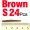 S brown 24pcs2 -$1.73