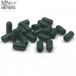 MNFT 50pcs Green Color Rubber Buffer Beads Knot Protector for Carp Fishing Hair Rig Making