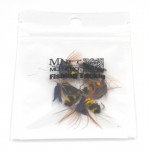 MNFT 6PCS #10 Black & Yellow Bumble Bee Fly Fishing Bass Trout Insect Lure Dry Flies Nymph Angling