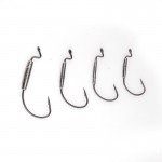 MNFT 8PCS * Barbed Lead Crank Hook Weight 1.8g/2g/3g/6g Soft Bait Fishing Hooks