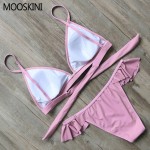 MOOSKINI Brand Bikini 2017 New Sexy Bandage Swimwear Women Swimsuit Push Up Brazilian Bathing Suit Bikini Maillot De Bain Femme