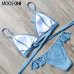 MOOSKINI Brand Bikini 2017 New Sexy Bandage Swimwear Women Swimsuit Push Up Brazilian Bathing Suit Bikini Maillot De Bain Femme