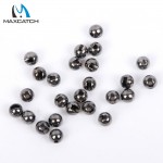 Maxcatch 25Pcs/lot Nice-Designed Slotted Tungsten Beads Fly Tying Beads Tungsten 2.4mm/2.8mm/3.3mm/4.0mm Fly Tying Material