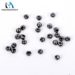 Maxcatch 25Pcs/lot Nice-Designed Slotted Tungsten Beads Fly Tying Beads Tungsten 2.4mm/2.8mm/3.3mm/4.0mm Fly Tying Material