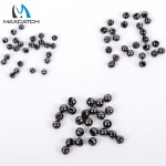 Maxcatch 25Pcs/lot Nice-Designed Slotted Tungsten Beads Fly Tying Beads Tungsten 2.4mm/2.8mm/3.3mm/4.0mm Fly Tying Material