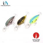 Maximumcatch 1 Pcs CrankBait Fishing Lures With VMC Hooks Fishing Life-like Floating Fishing Lures Artificial Bait Crankbait