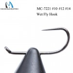 Maximumcatch 100 Pieces #10 #12 #14 Wet Fly Black Nickle Fly Tying Hook Barbless Jig Hook Forged Fly Hook