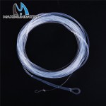 Maximumcatch 2pcs 7ft-9ft Clear Color 12lb-20lb Fishing Poly Leader 1ips Floating/Intermiediate leader line.