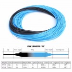 Maximumcatch 3-8wt Sinking Tip fly line Weight Forward Floating design 100FT Royal Blue/Black Fly Fishing Line