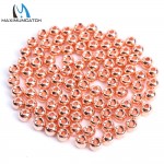 Maximumcatch Best Quality 25pcs/lot 2.0-4.6mm Fly Tying Beads Nymph Head Ball Tungsten Copper Fly Fishing Tungsten Beads