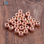 Maximumcatch Best Quality 25pcs/lot 2.0-4.6mm Fly Tying Beads Nymph Head Ball Tungsten Copper Fly Fishing Tungsten Beads