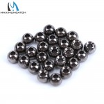 Maximumcatch Black Nickel Fly Fishing Tungsten Beads 25pcs/lot 2.0-4.6mm Round Fly Tying Nymph Head Ball Beads