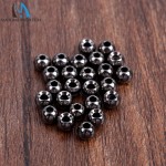 Maximumcatch Black Nickel Fly Fishing Tungsten Beads 25pcs/lot 2.0-4.6mm Round Fly Tying Nymph Head Ball Beads