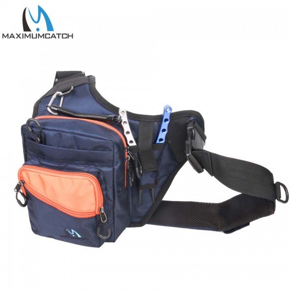 Maximumcatch Fishing Bag Waterproof Multi Function Fishing Waist Bag Pack Fishing Sling Bag