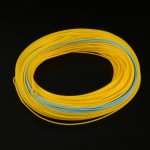 Maximumcatch Fly Fishing Line 7-10wt 125FT Blue/Yellow Color With 2 Welded Loop Weight Forward Floating Fly Line