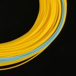 Maximumcatch Fly Fishing Line 7-10wt 125FT Blue/Yellow Color With 2 Welded Loop Weight Forward Floating Fly Line