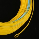 Maximumcatch Fly Fishing Line 7-10wt 125FT Blue/Yellow Color With 2 Welded Loop Weight Forward Floating Fly Line