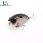 Maximumcatch Hard Baits Crank Pike/Bass Fishing 6.3cm Floating Hard Fishing Lure with #6 premium treble VMC Hook