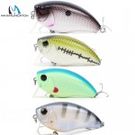 Maximumcatch Hard Baits Crank Pike/Bass Fishing 6.3cm Floating Hard Fishing Lure with #6 premium treble VMC Hook