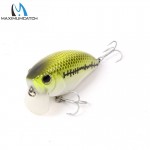 Maximumcatch Hard Baits Crank Pike/Bass Fishing 6.3cm Floating Hard Fishing Lure with #6 premium treble VMC Hook