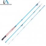 Maximumcatch High Quality 8ft 5wt 3sections Fly Rod Transparent Fiberglass Fishing Rod With Cordura Tube