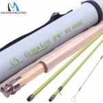 Maximumcatch Ultra Lite 2/3WT Fly Rod 6' / 6'6"/ 7' / 7'6"Medium Fast Fly Fishing Rod & Rod Tube