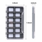 Maximumcatch Waterproof Fly Box Easy Grip/Slit Foam Magnet Compartment Fly Fishing Tackle Box