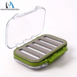 Maximumcatch Waterproof Fly Fishing Box With Slit Foam Fish Lure Hook Bait Fly Box Fishing Tackle Box