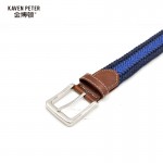 Men Braided Belt  Casual Style Fish Bone Pattern Men's Golf Braided Belts With Wax Rope Material Mixed Color 120 cm 130 cm