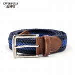 Men Braided Belt  Casual Style Fish Bone Pattern Men's Golf Braided Belts With Wax Rope Material Mixed Color 120 cm 130 cm