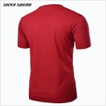 Men Tennis shirt Outdoor sports workout Running Fitness Gym Quick-Dry Slim Fit badminton men's t-shirt Short-sleeve tees tops