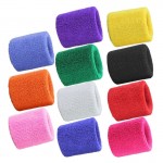 Men & Women Sports Sweatband Terry Cloth Wrist Sweat Bands Tennis Squash Badminton Basketball Wristband Gym Crossfit Wrist Wraps