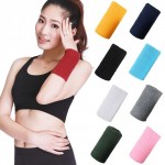 Men & Women Sports Sweatband Wrist Sweat Bands Tennis Squash Badminton Basketball Wristband Gym Crossfit Wrist Wraps