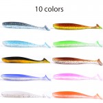 Meredith Easy Shiner Classic Soft Lures 10cm /4.8g 7pcs/lot Swimbaits Artificial Bait Silicone Lure Fishing Tackle Fishing Lures